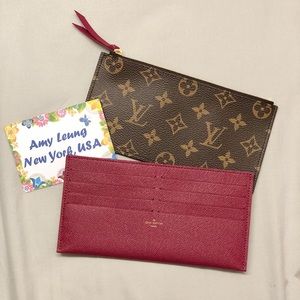 ❌SOLD❌ Felicie Inserts Monogram/Fuchsia